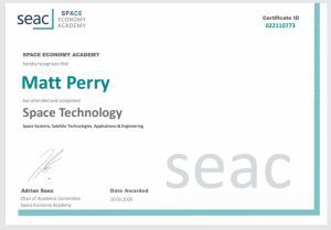 Space Technology - Certificate
